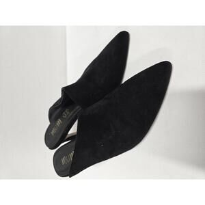 Mi.iM Elegant Black Suede‎ Slides Heels